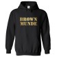 Brown Desi Munde Punjabi Hip Hop Song Print Unisex Kids & Adult Pullover Hoodie									